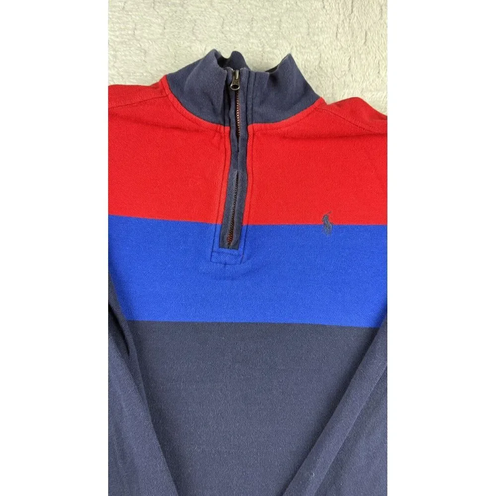Ralph Lauren Polo 1/4 Zip Pullover Youth Size‎ Large